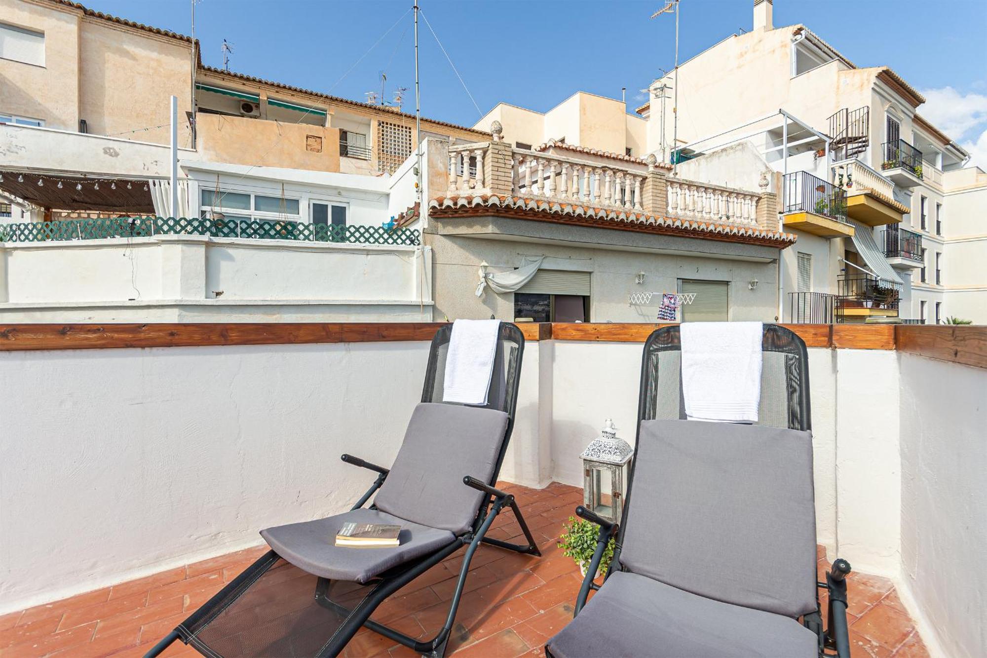 阿尔姆尼卡Casa Lola Preciosa Azotea Vistas Panoramicas公寓 外观 照片